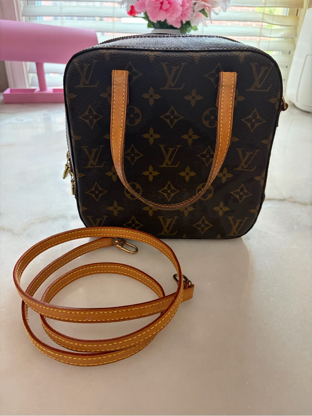 2001 Louis Vuitton Monogram Spontini crossbody